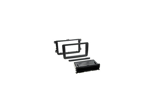 Monteringsramme 1-DIN m/lomme VW Golf V, Touran, Caddy… 